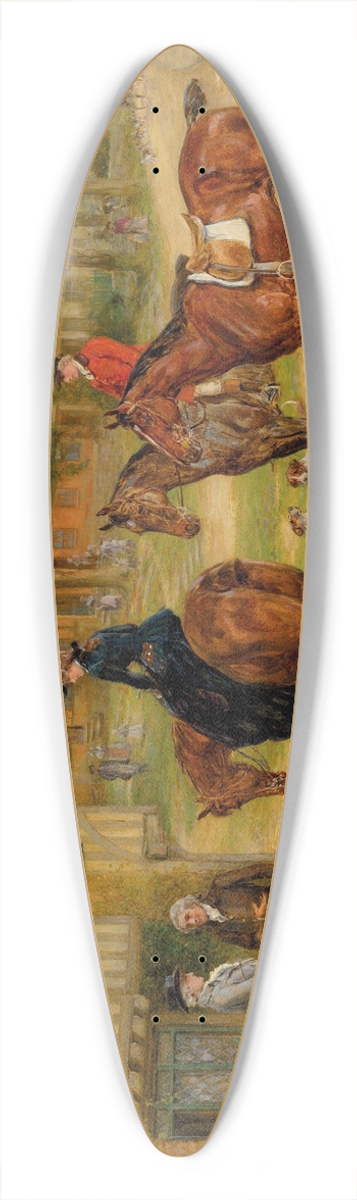 Heywood Hardy - Meet at the inn 39.3 inch art pintail longboard deck