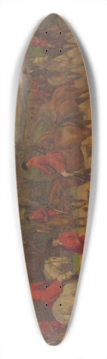 Heywood Hardy - Return From The Hunt 39.3 inch art pintail longboard deck