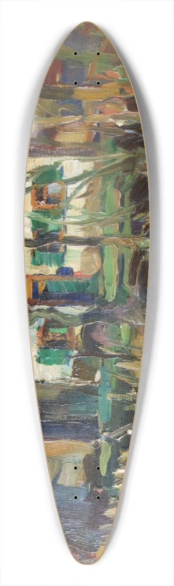 Hiasl Maier-Erding - An der Sempt in Alternerding 39.3 inch art pintail longboard deck