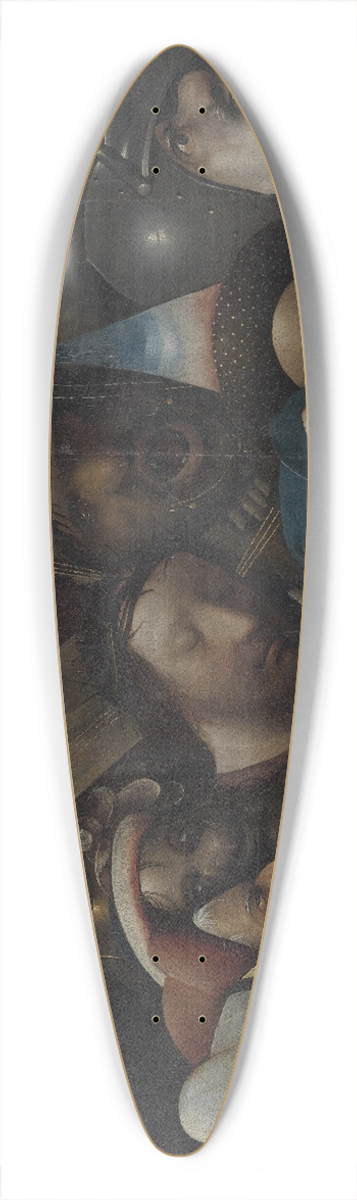 Hieronymus Bosch - Christ Carrying the Cross 39.3 inch art pintail longboard deck