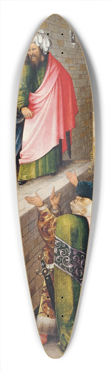 Hieronymus Bosch - Ecce Homo 39.3 inch art pintail longboard deck