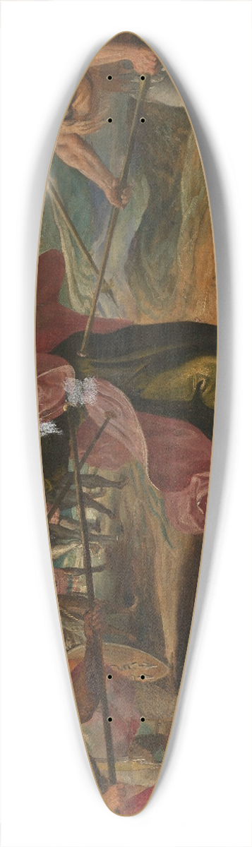 Hieronymus Francken II - A Martyr 39.3 inch art pintail longboard deck