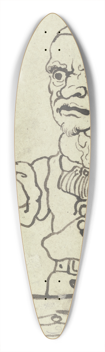 Hieronymus Hess - Locksmith at the vice 39.3 inch art pintail longboard deck