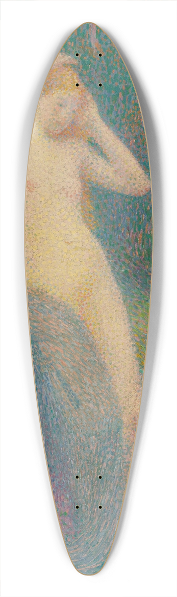 Hippolyte Petitjean - Nude In a Landscape 39.3 inch art pintail longboard deck