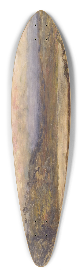 Homer Dodge Martin - Wild Coast, Newport 39.3 inch art pintail longboard deck