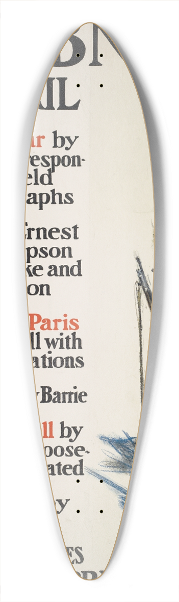 Howard Chandler Christy - Scribners for April 39.3 inch art pintail longboard deck