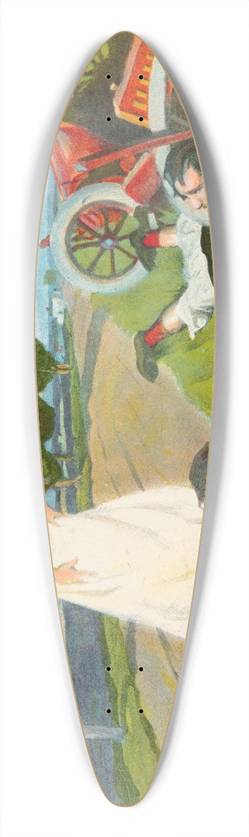Howard Crosby Renwick - Does your motor know youre out 39.3 inch art pintail longboard deck