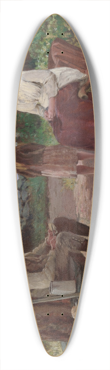 Howard Helmick - The Storyteller 39.3 inch art pintail longboard deck