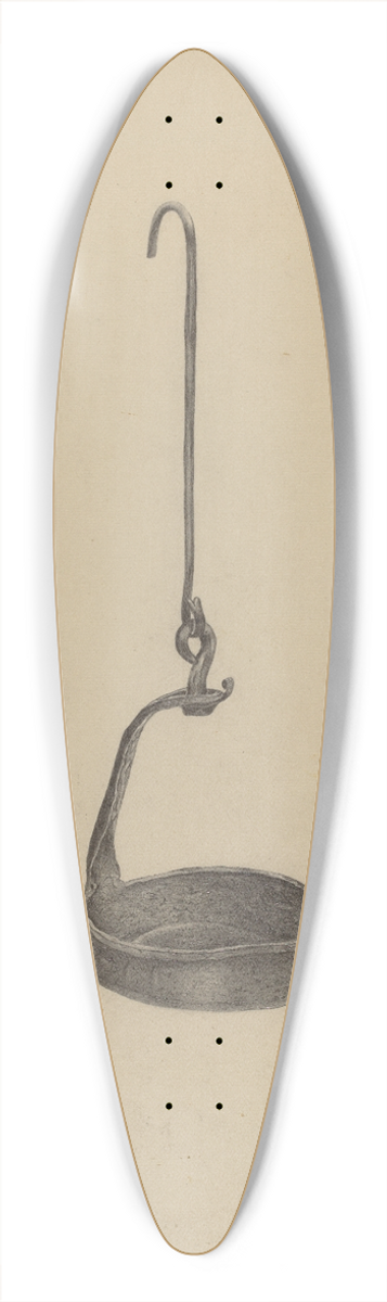 Howard Lumbard - Whale Oil Lamp 39.3 inch art pintail longboard deck