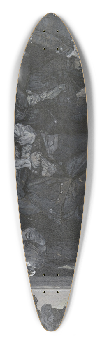Howard Pyle - At the Sign of the Griffin 39.3 inch art pintail longboard deck