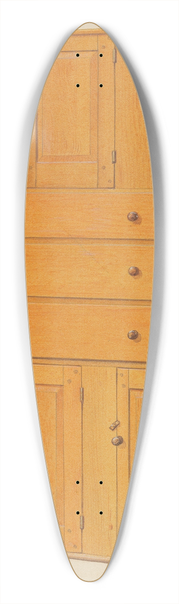 Howard Weld - Shaker Cupboard with Drawers 39.3 inch art pintail longboard deck