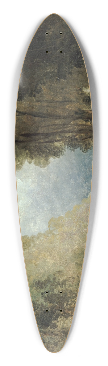 Hubert Robert - Repas servi aux troupes dans une alle des Champs-Elyses ou dans le parc de Saint-Cloud 39.3 inch art pintail longboard deck