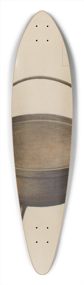 Hugh Clarke - Fireplace Kettle 39.3 inch art pintail longboard deck
