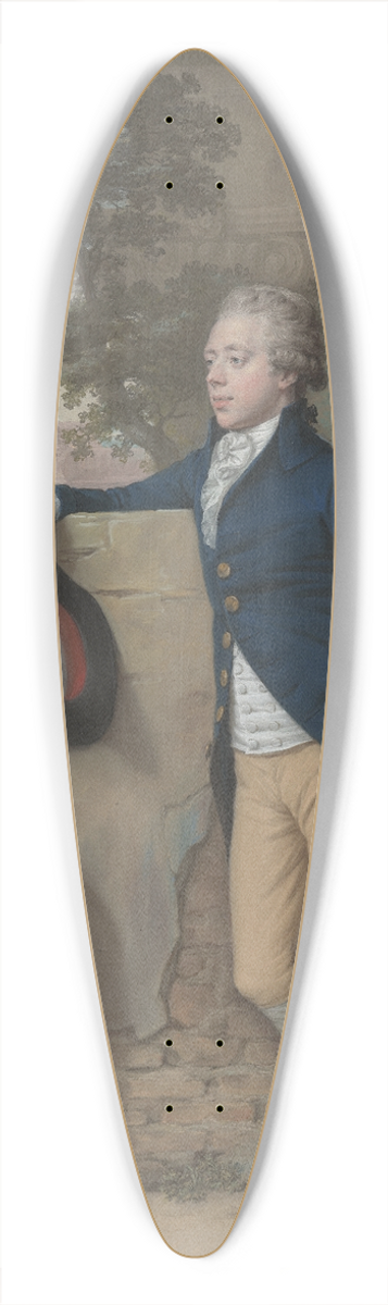 Hugh Douglas Hamilton - Frederick North, Later Fifth Earl Of Guilford, In Rome 39.3 inch art pintail longboard deck