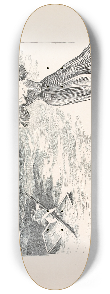 Charles Dana Gibson - Temptation 8.25 inch art skate deck