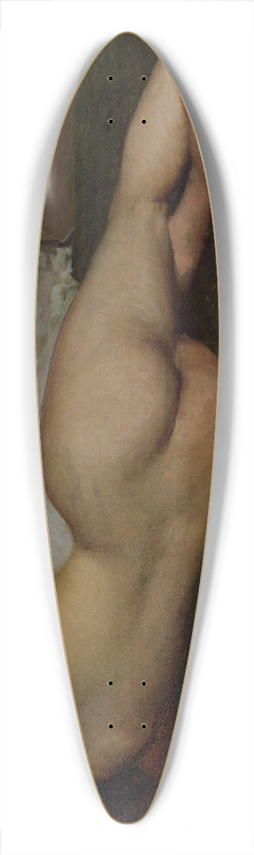 Hugh Ramsay - Nude reclining 39.3 inch art pintail longboard deck