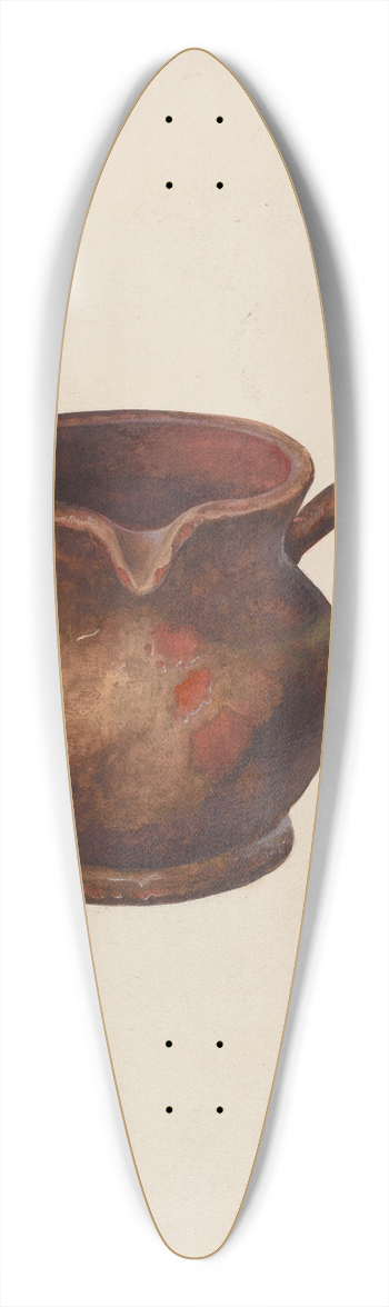 Hugh Ryan - Cream Pitcher 39.3 inch art pintail longboard deck