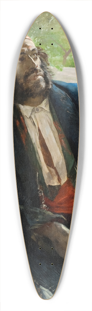 Hugo Birger - A Gipsy 39.3 inch art pintail longboard deck