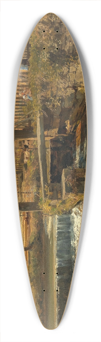 Hugo Darnaut - A Weir 39.3 inch art pintail longboard deck