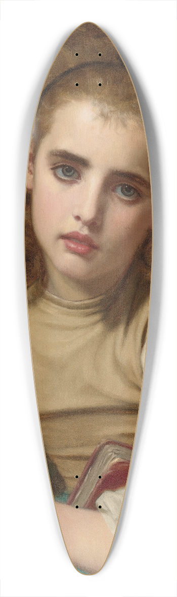 Hugues Merle - Young Beauty 39.3 inch art pintail longboard deck