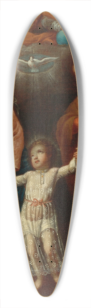 Ignacio Maria Barreda - La Sagrada Familia 39.3 inch art pintail longboard deck