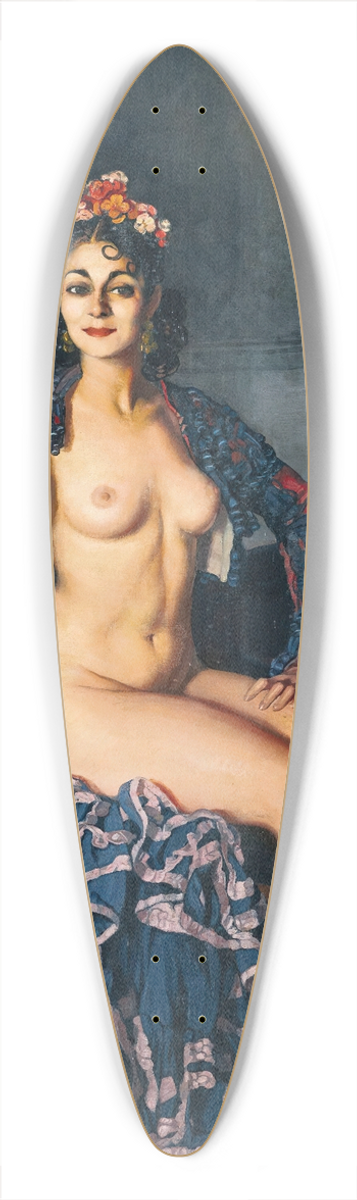 Ignacio Zuloaga - La Oterito 39.3 inch art pintail longboard deck