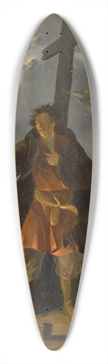 Ignacy Gierdziejewski - Twardowski in Krzemionki near Krakw 39.3 inch art pintail longboard deck