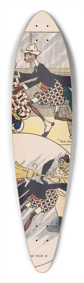 Ike Morgan - The Woggle-Bug book Pl.10 39.3 inch art pintail longboard deck