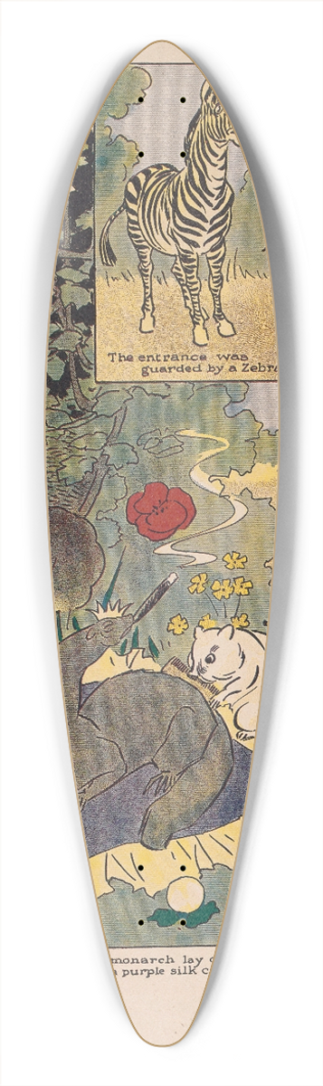 Ike Morgan - The Woggle-Bug book Pl.19 39.3 inch art pintail longboard deck
