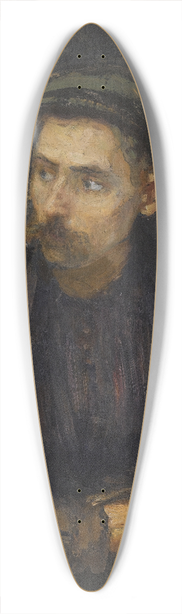 Ilya Efimovich Repin - Portrait Of A Worker 39.3 inch art pintail longboard deck