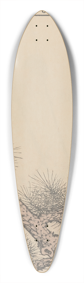 Imao Keinen - Keinen kach gafu Pl.048 39.3 inch art pintail longboard deck
