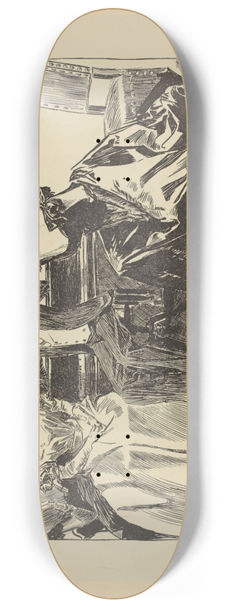 Charles Dana Gibson - The latest nobleman 8.25 inch art skate deck