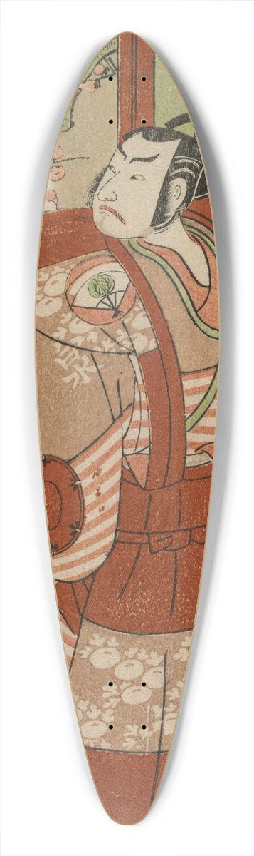 Ippitsusai Bunch - Onoe Kikugogo I as Izumi no Saburo in Ichimura Theater 39.3 inch art pintail longboard deck