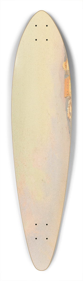 Ippolito Caffi - Nice 39.3 inch art pintail longboard deck