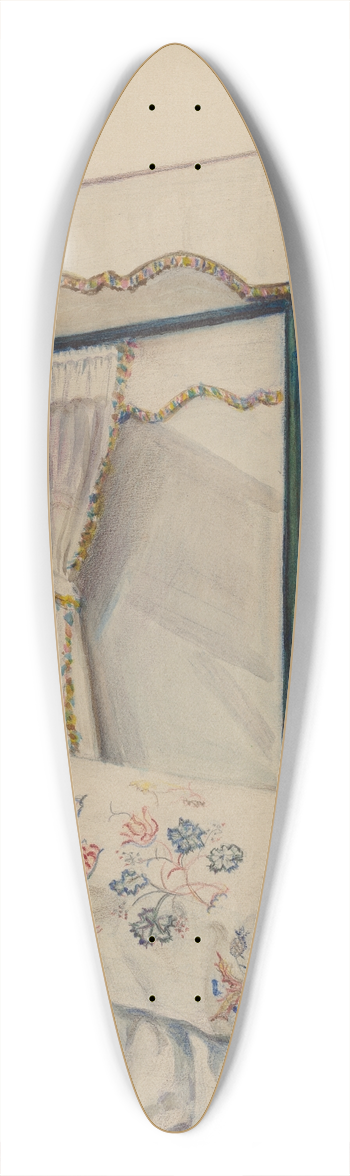 Irene Malawicz - Bedstead 39.3 inch art pintail longboard deck