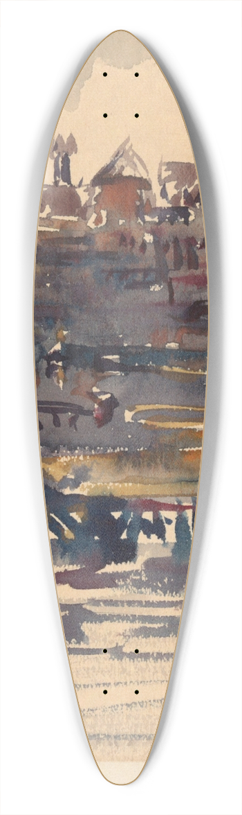 Irene Weir - Halifax 39.3 inch art pintail longboard deck