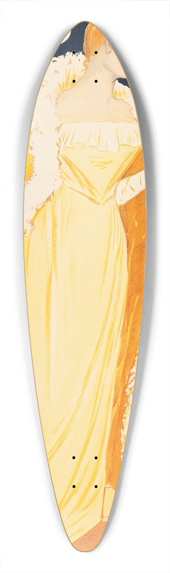Irene Weir - Opera stories 39.3 inch art pintail longboard deck