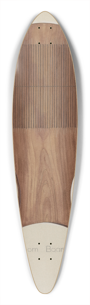 Irving I. Smith - Shaker Tape Loom 39.3 inch art pintail longboard deck