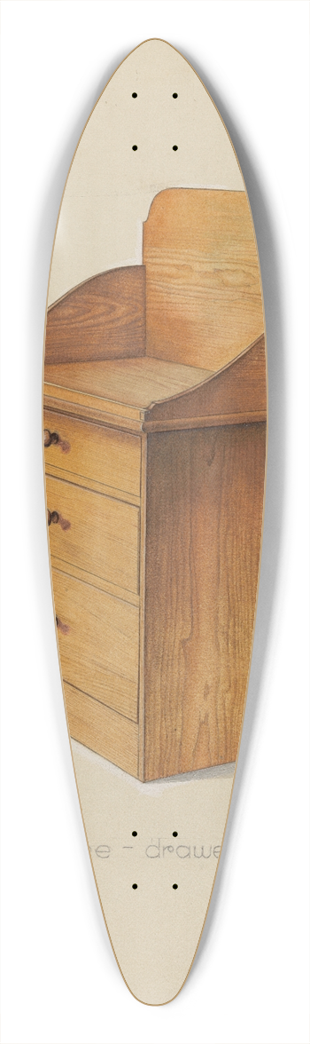 Irving I. Smith - Shaker Wash Stand with Drawers 39.3 inch art pintail longboard deck