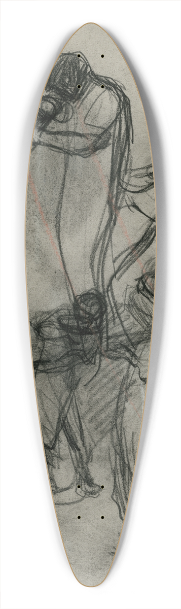 Isaac Israls - Glasblazers 2 39.3 inch art pintail longboard deck