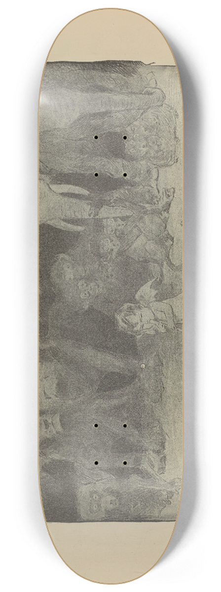 Charles Dana Gibson - The power of love 8.25 inch art skate deck