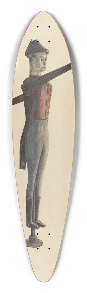 Isabelle De Strange - Whirligig 39.3 inch art pintail longboard deck