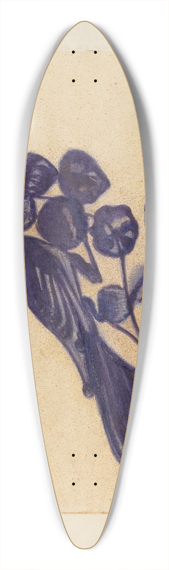 Isadore Goldberg - Crock 39.3 inch art pintail longboard deck