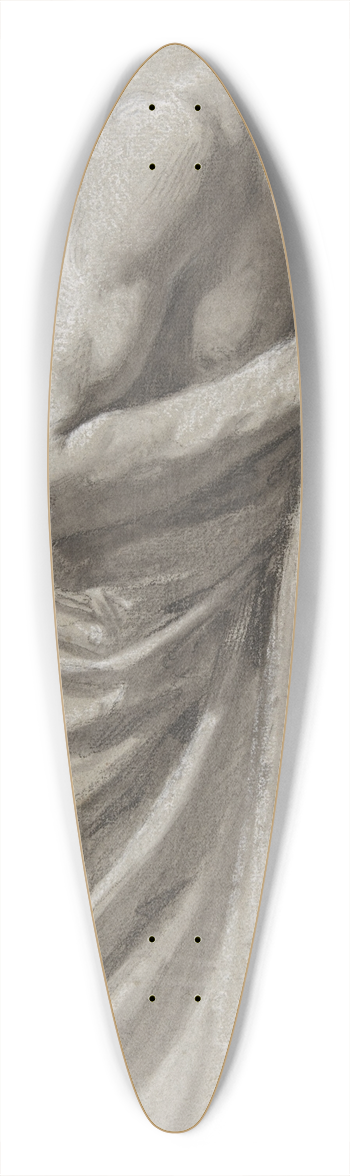 Isidore Pils - Study for Clovis 39.3 inch art pintail longboard deck