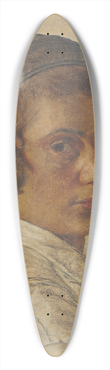 Isidor Kaufmann - Portrait of a Young Orthodox Boy 39.3 inch art pintail longboard deck