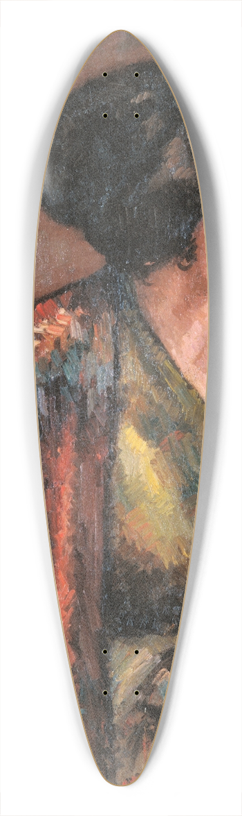Isidre Nonell - Flores 39.3 inch art pintail longboard deck