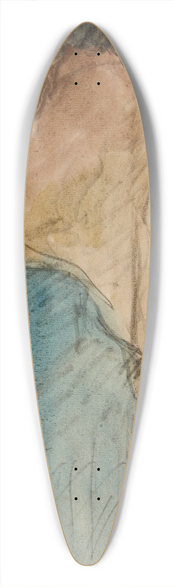 Isidre Nonell - Pitcher Woman 39.3 inch art pintail longboard deck