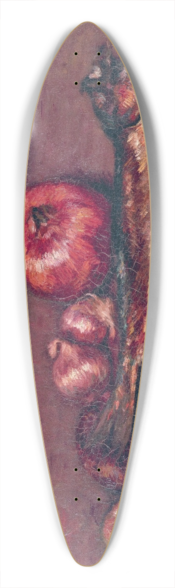 Isidre Nonell - Still Life with Onions and Herring 39.3 inch art pintail longboard deck