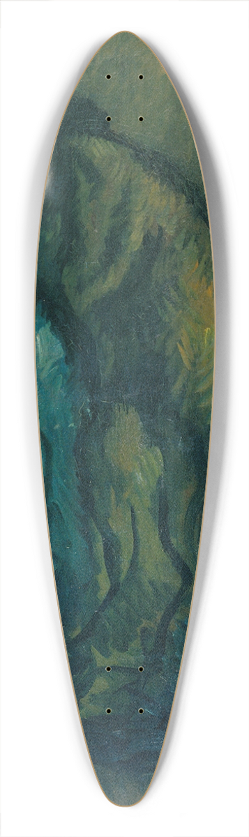 Isidre Nonell - Thinking 39.3 inch art pintail longboard deck