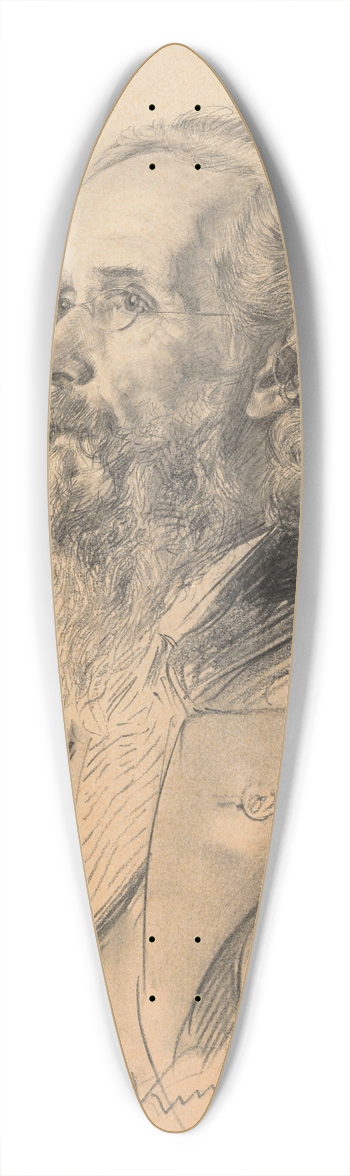 Ismal Gentz - The Sculptor Carl Kundmann 39.3 inch art pintail longboard deck